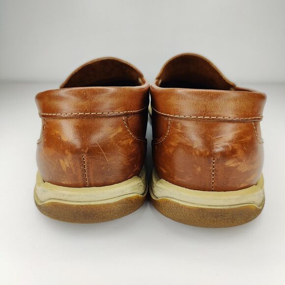 Brooks Brothers Voyager Leather Driving Loafers Size 8 1/2 D Logo - Picture 5 of 7